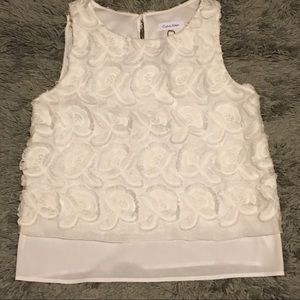 Sleeveless Calvin Klein top
